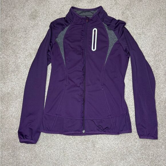 Athleta Prevail Ruffle Jacket - Picture 1 of 6